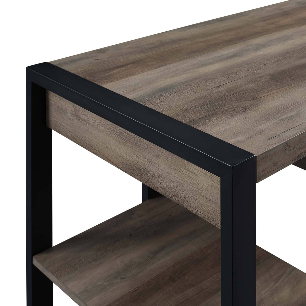 Grey Wash Wood Computer Desk U4917
