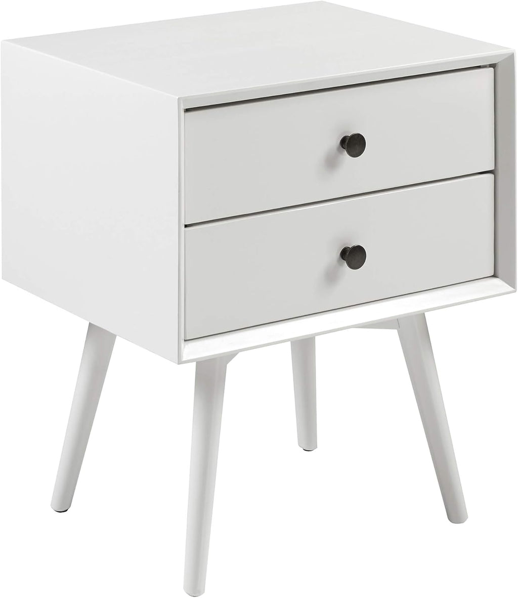 Caramel 2-Piece 2-Drawer Solid Wood Nightstand Set Q643