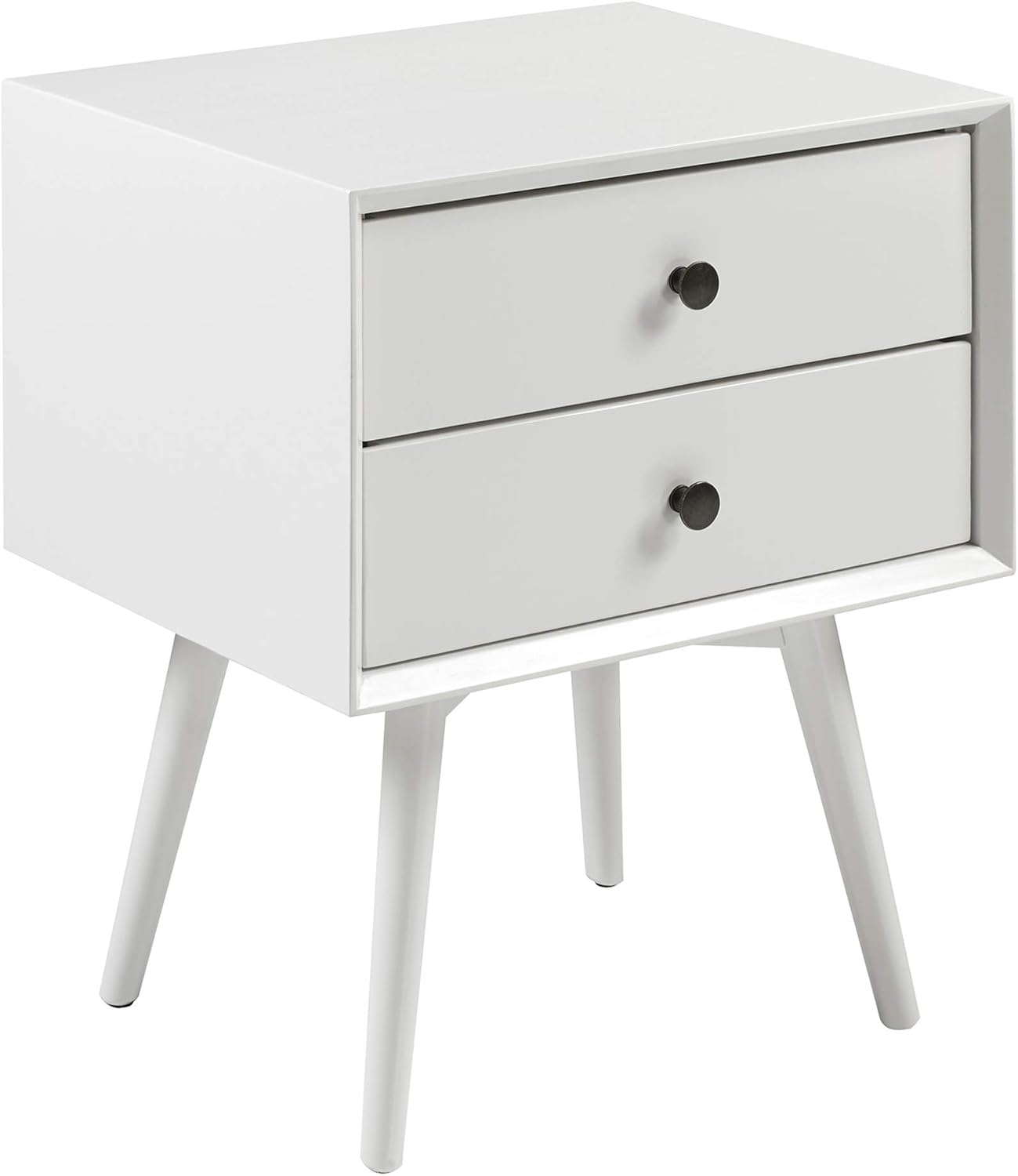 Caramel 2-Piece 2-Drawer Solid Wood Nightstand Set Q643