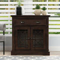 Solid Wood 2 Door Accent Cabinet U89854