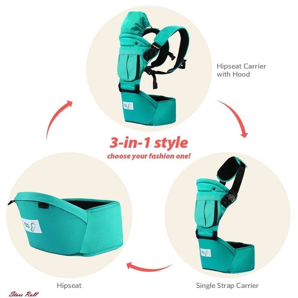 Ergonomic Baby Carrier with Hip Seat D9391