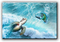 Canvas Wall Art 16x24x1 Panels Sea Turtle Paintings Framed D898168