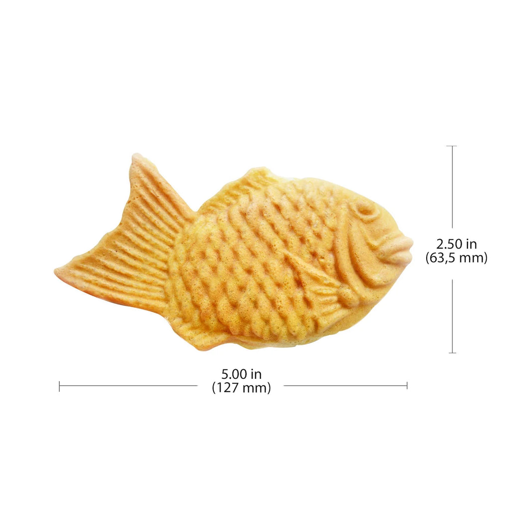 6 Fish Shaped Waffle Stainless Steel Taiyaki Maker G509136