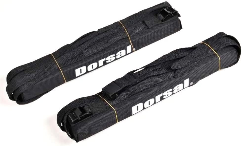 Soft Roof Surfboard Racks with Corrosion Resistant Buckles, Pack of 2 N408