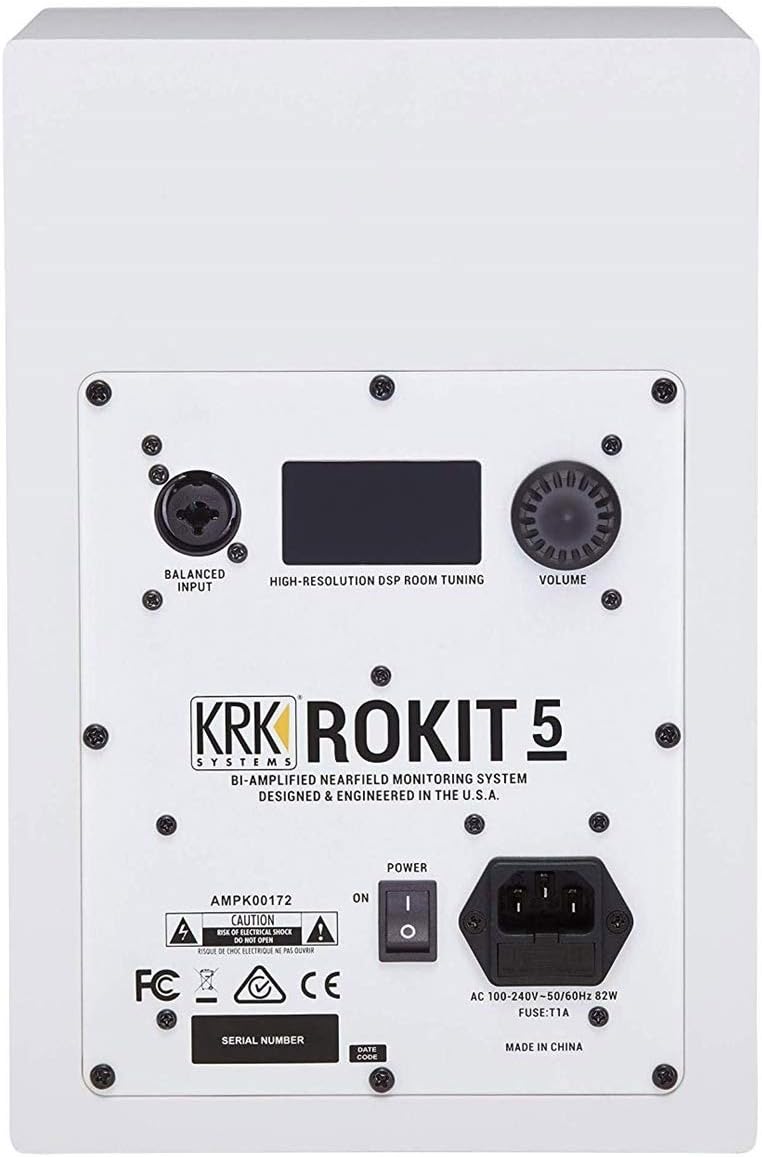 8'' Powered Studio Monitoring Speakers White H443