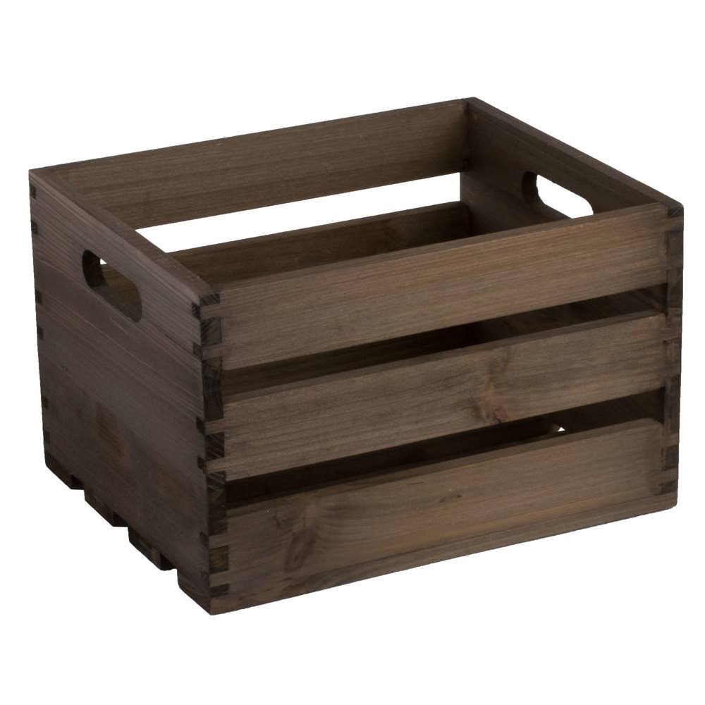 Vintage Wood Rectangular Crate C386