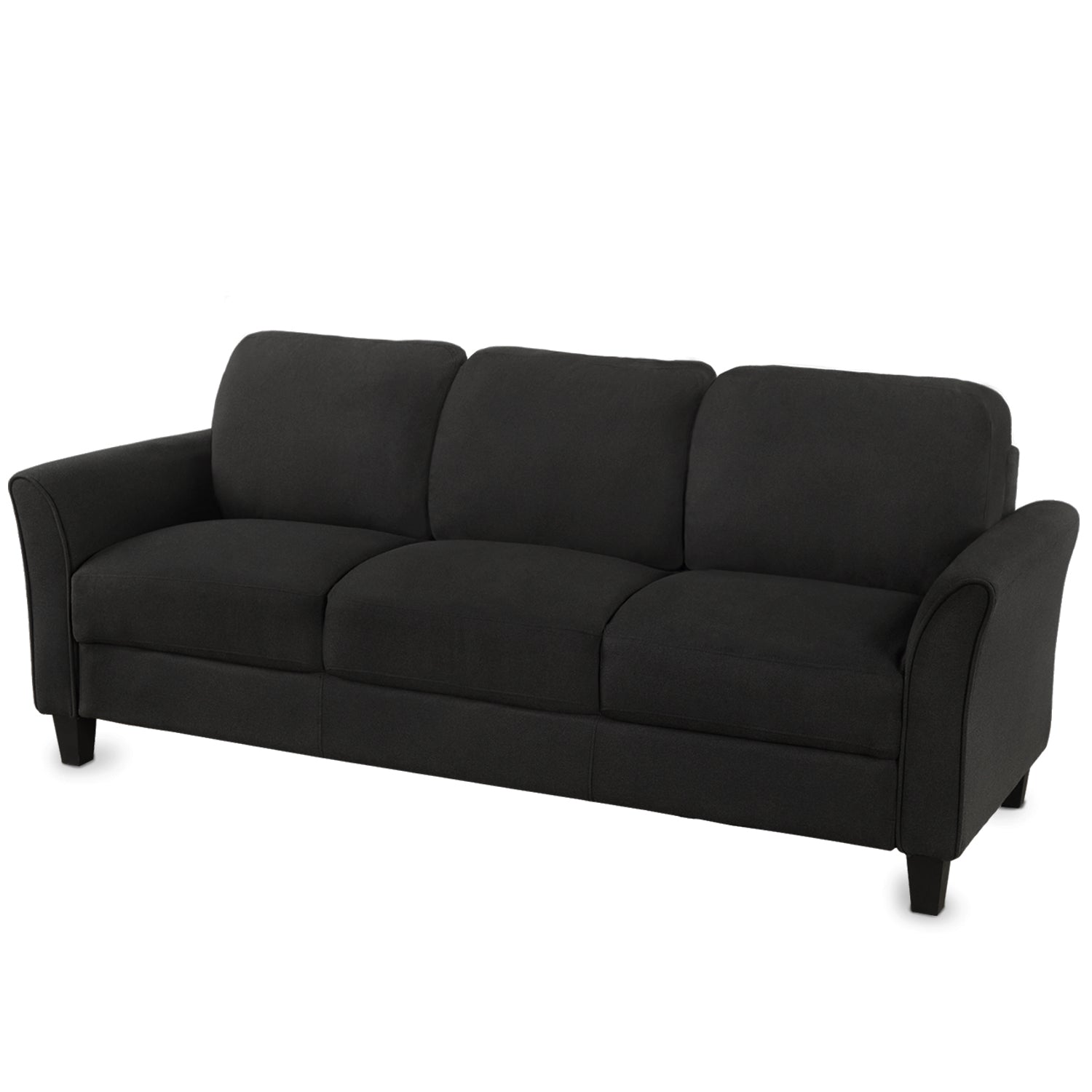 3-Seat Linen Fabric Sofa U626
