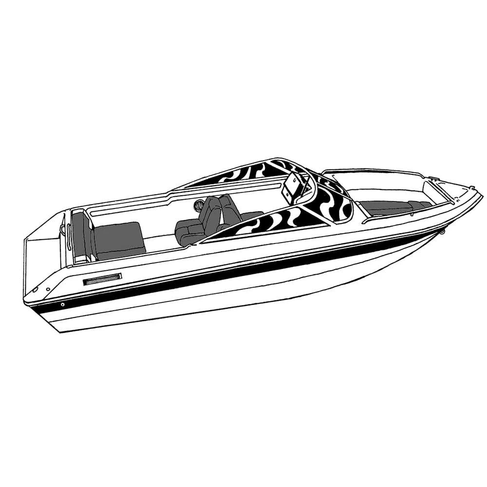 21.5 ft Boat Cover for V-Hull Runabout Boats L92972