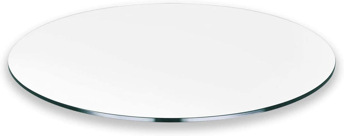 Clear Round Tempered Glass Table Top F376476