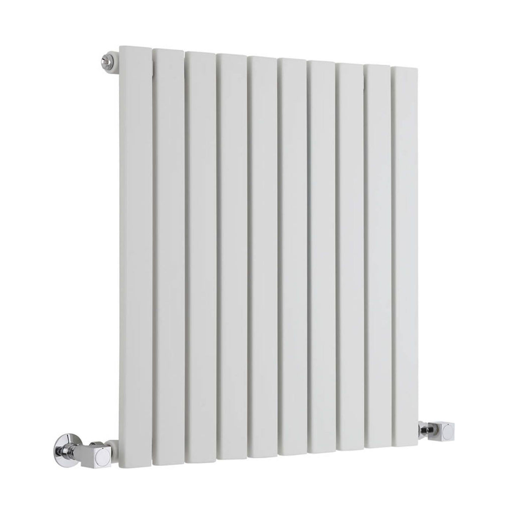 White Horizontal Flat Panel Radiator B6608