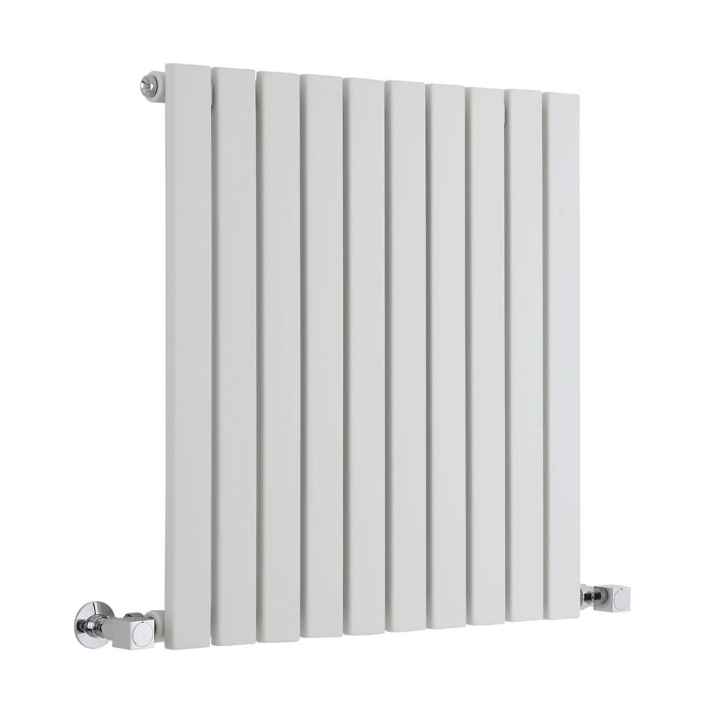 White Horizontal Flat Panel Radiator B6608
