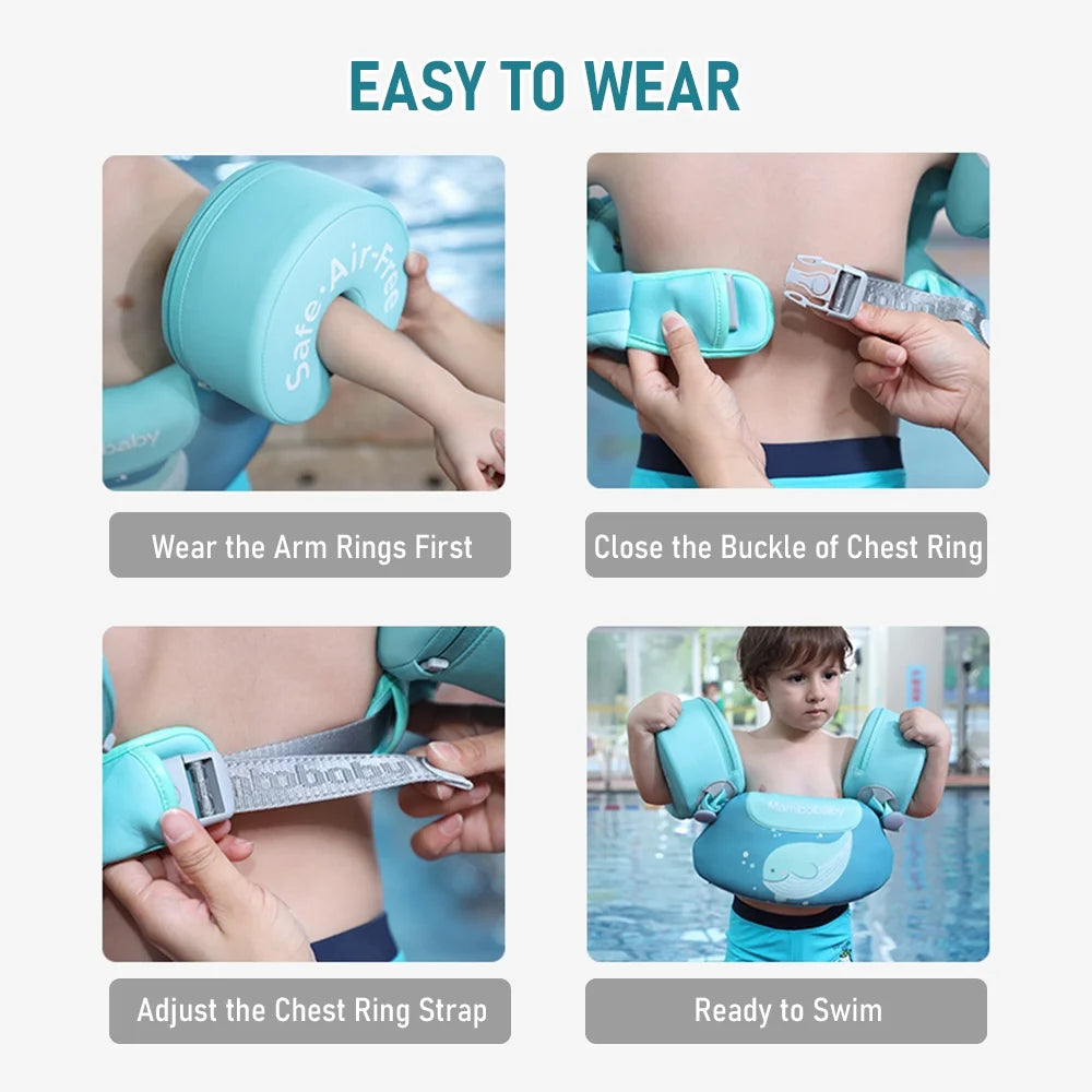 Non-inflatable Swim Vest Life Jacket for Kids L526