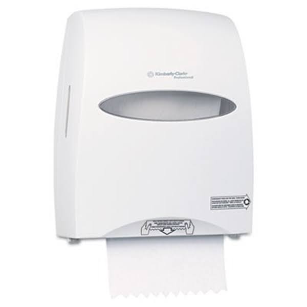 White Sanitouch Roll Towel Dispenser Q771912