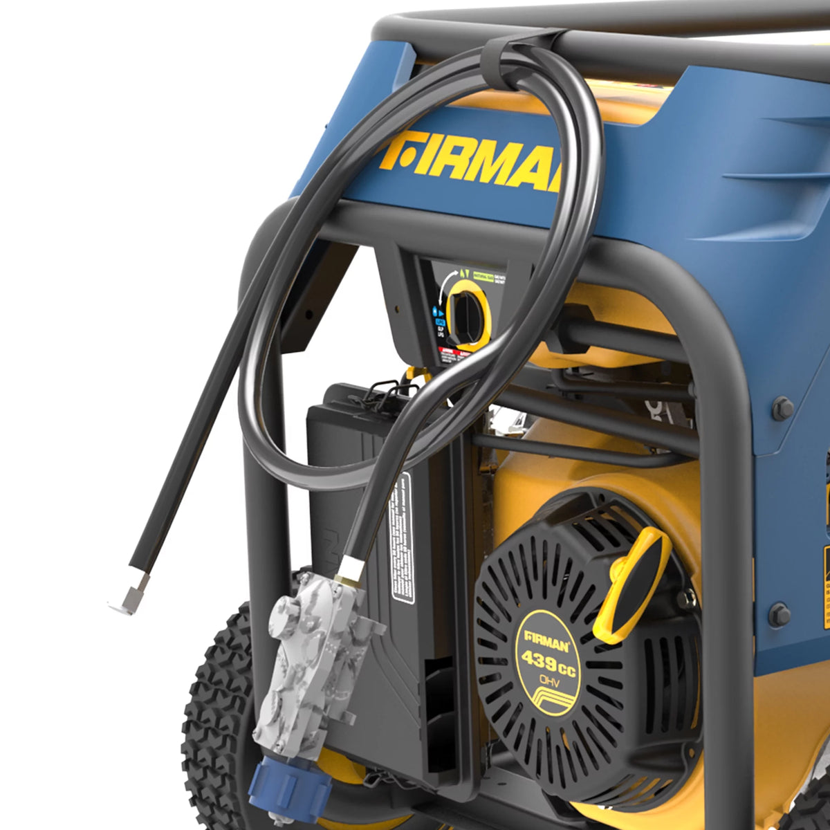 tri fuel 10,000 Watt Portable Generator with Electric Starter N59139