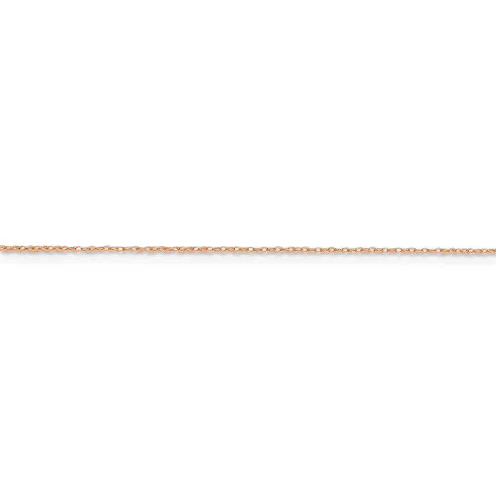 14kt Rose Gold Baby Rope Chain 16 inch B6775