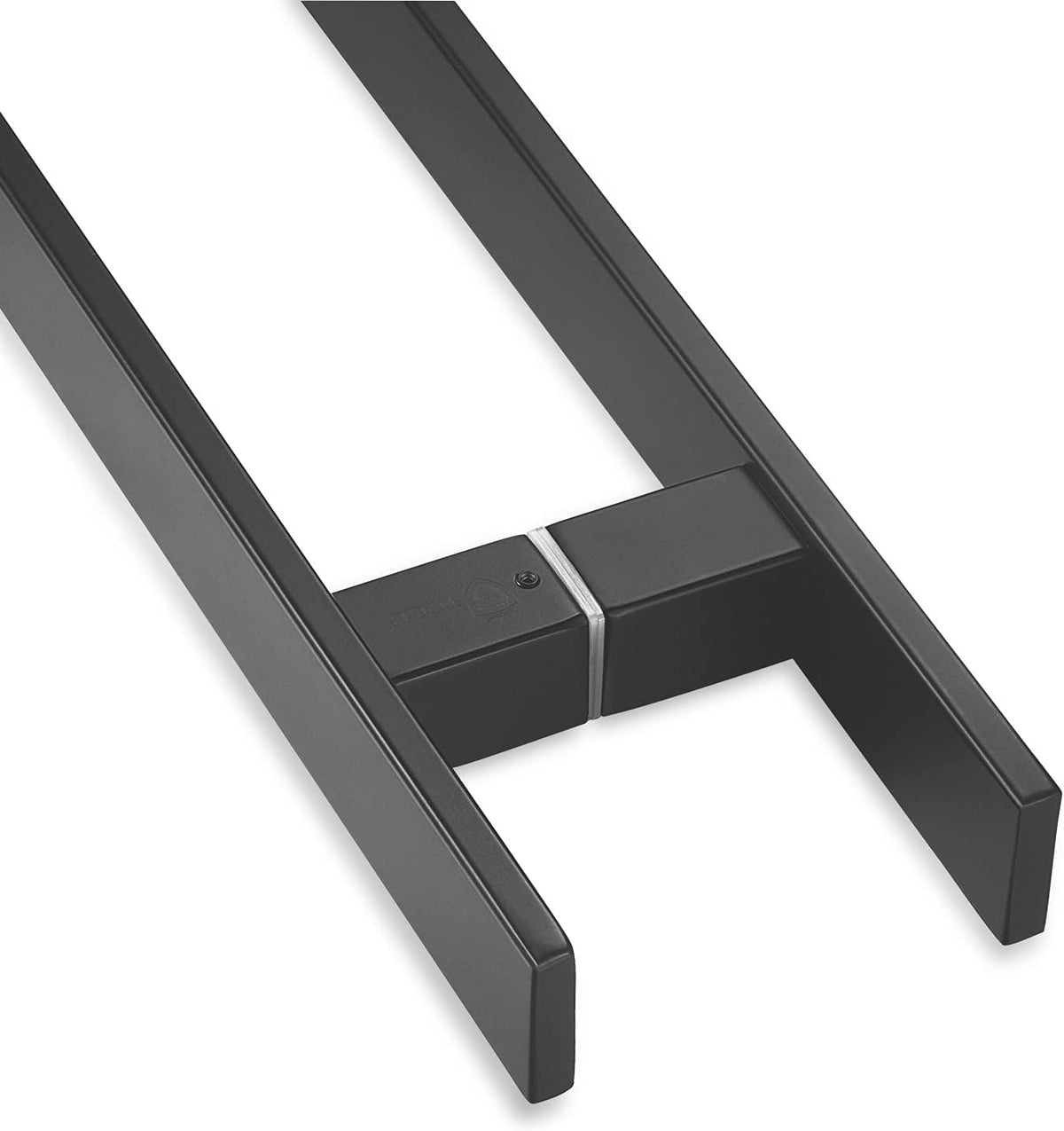 18 inches Solid Stainless Steel Push Pull Door Handle, Matte Black, Pack of 2 F234