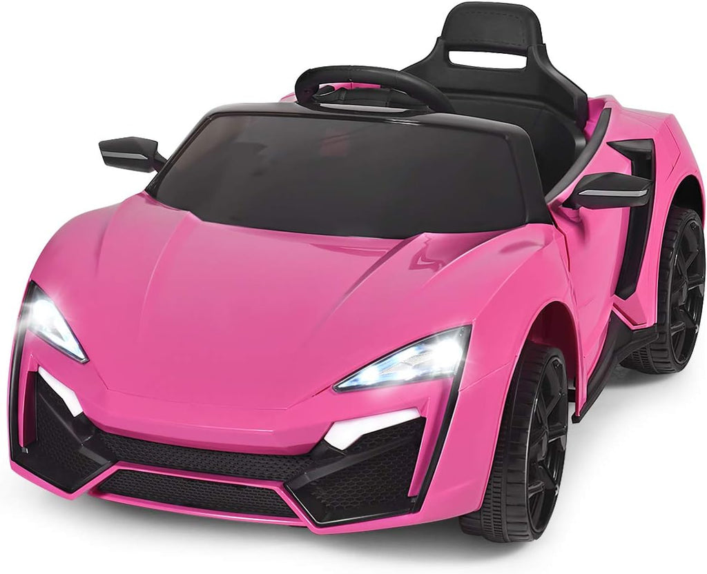12V Battery Powered Electric Ride on Car with Remote Control (Pink) S24351