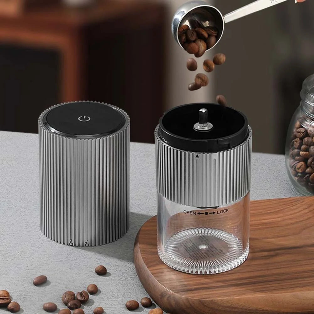 Stainless Steel Electric Coffee Bean Grinder Y55298