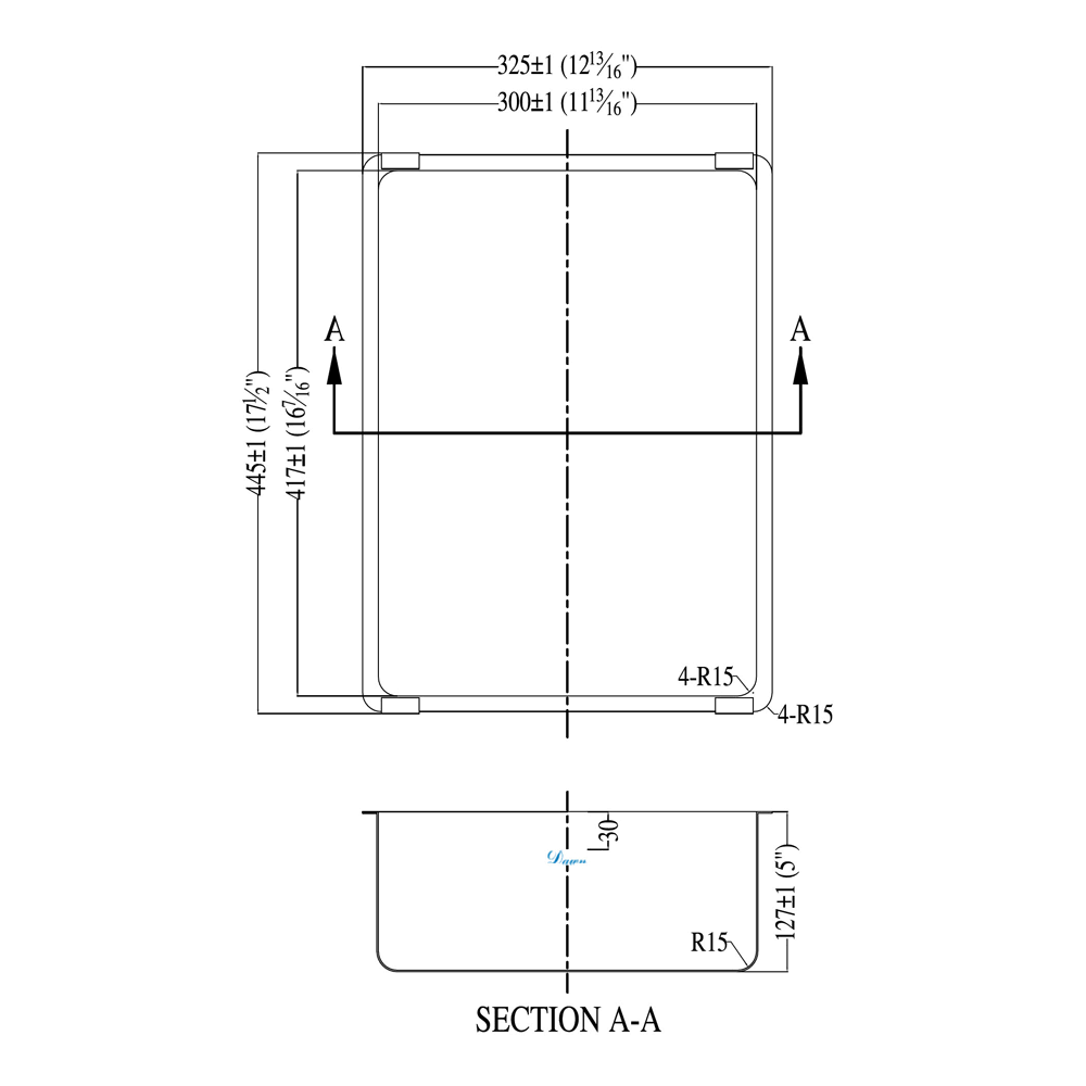 Stainless Steel Sink Tray Y616