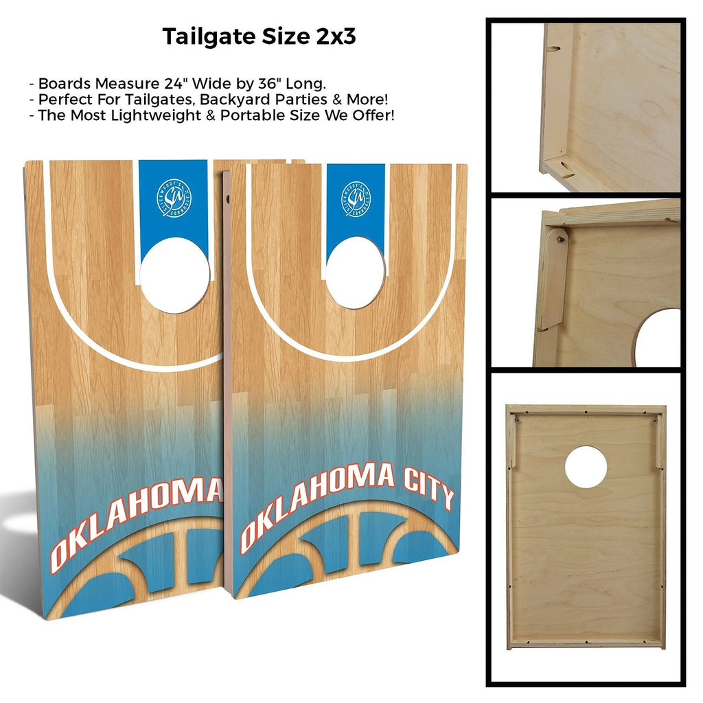 Cornhole Board Set with Lights & Case T858