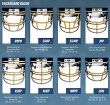 Maroon Carbon Steel Football Faceguard T8831