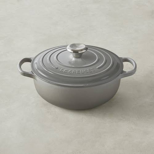 French Grey Cast-Iron Sauteuse, 3 1/2-Qt. U272662