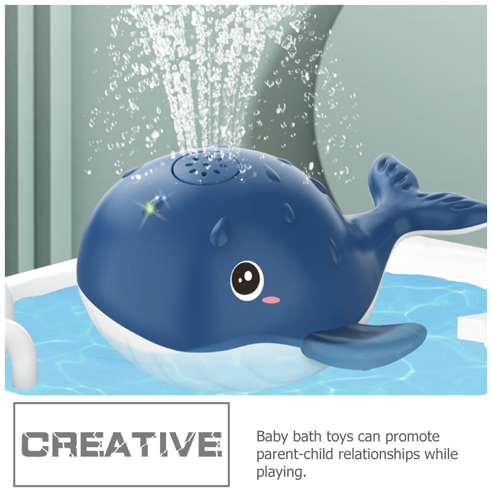 Electric Water Spray Whale Bath Toys D6939