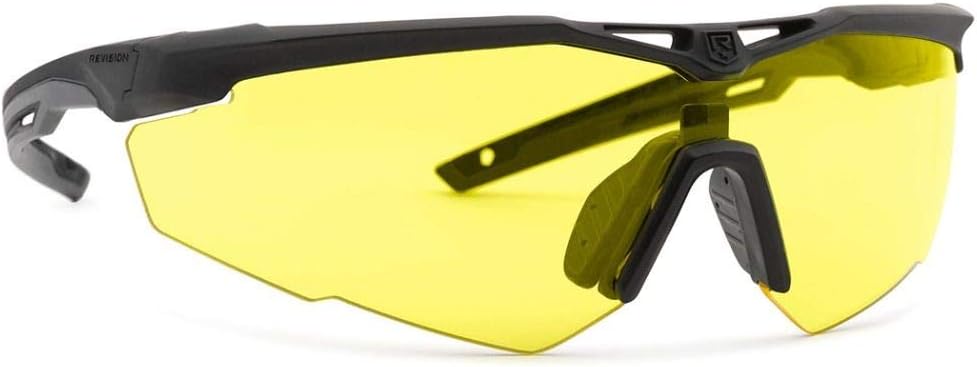 Large Yellow Anti-Fog Tactical Ballistic Eye Protection Glasses T4995