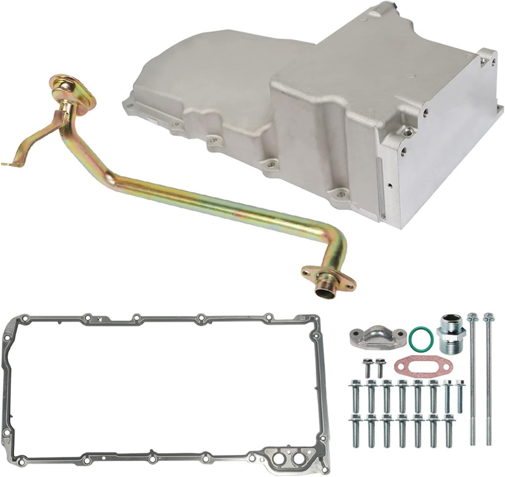 Aluminum Oil Pan Kit for GM Muscle Car Truck 4.8L 5.3L 6.0L 6.2L Y1080
