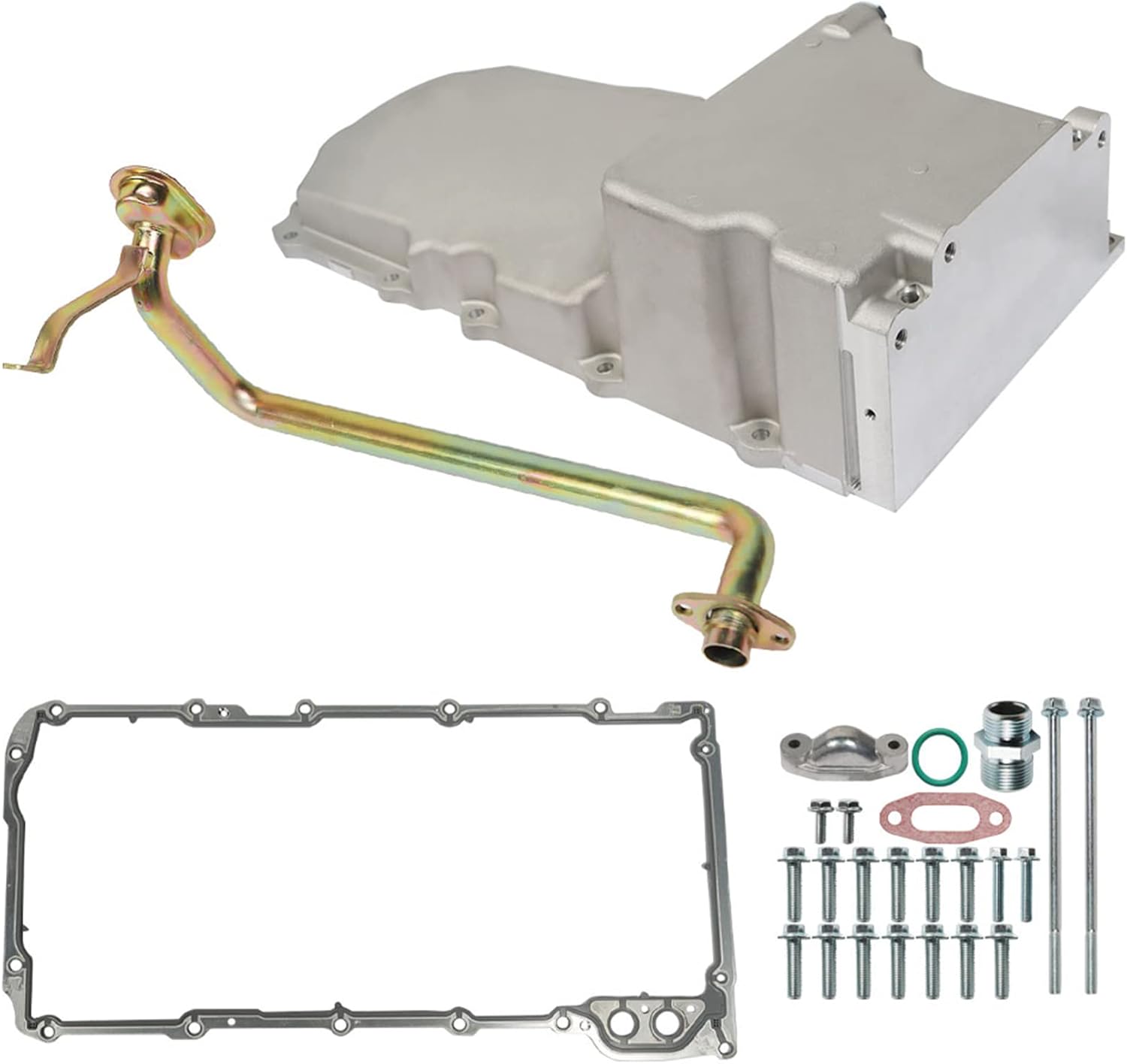 Aluminum Oil Pan Kit for GM Muscle Car Truck 4.8L 5.3L 6.0L 6.2L Y1080