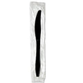 Black Plastic Knives 1000/Carton L297096