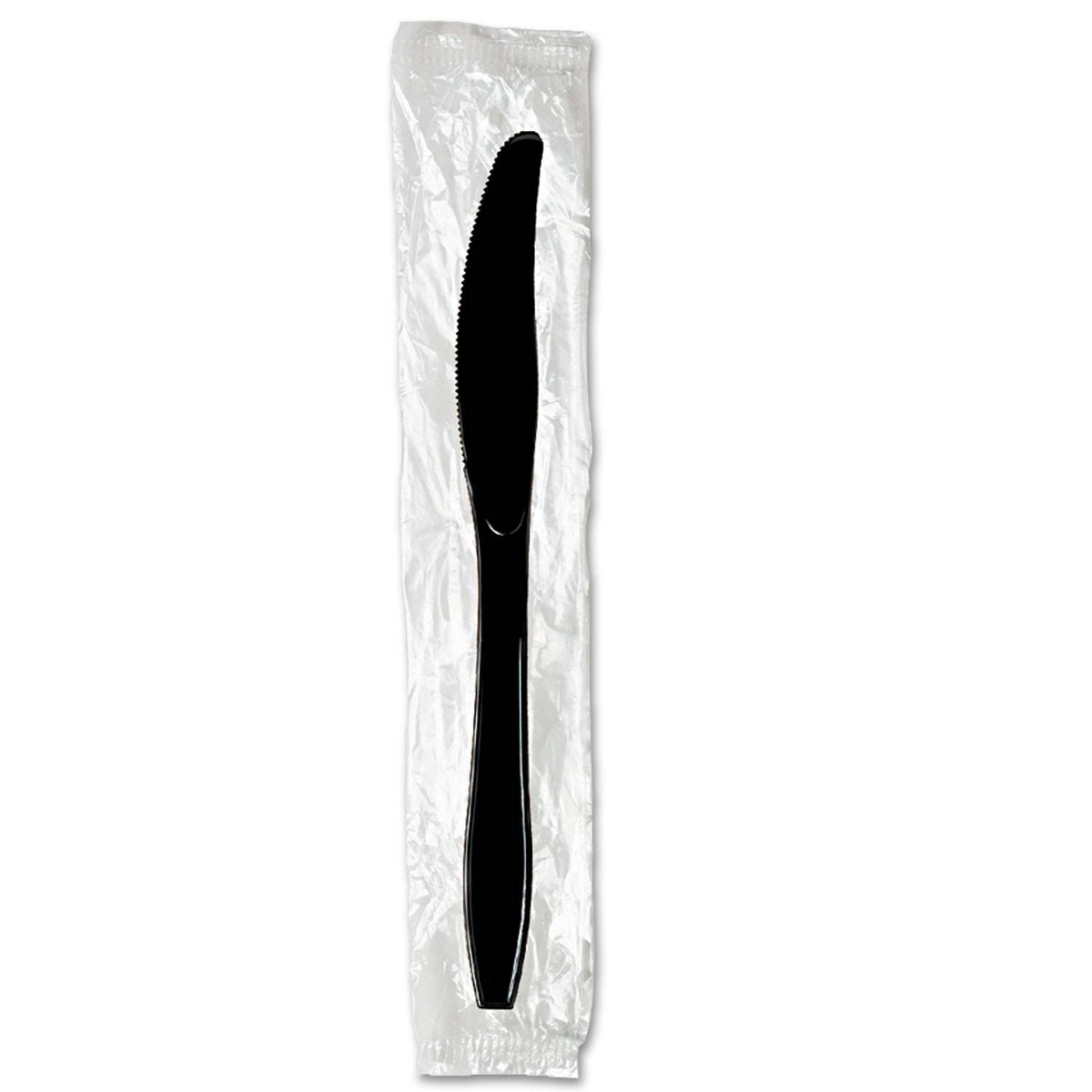 Black Plastic Knives 1000/Carton L297096