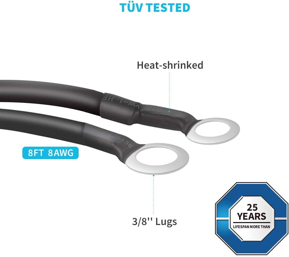8Ft Tray Cable, 20Ft 10AWG Adaptor Kit, 4 Sets of Z Brackets C4791
