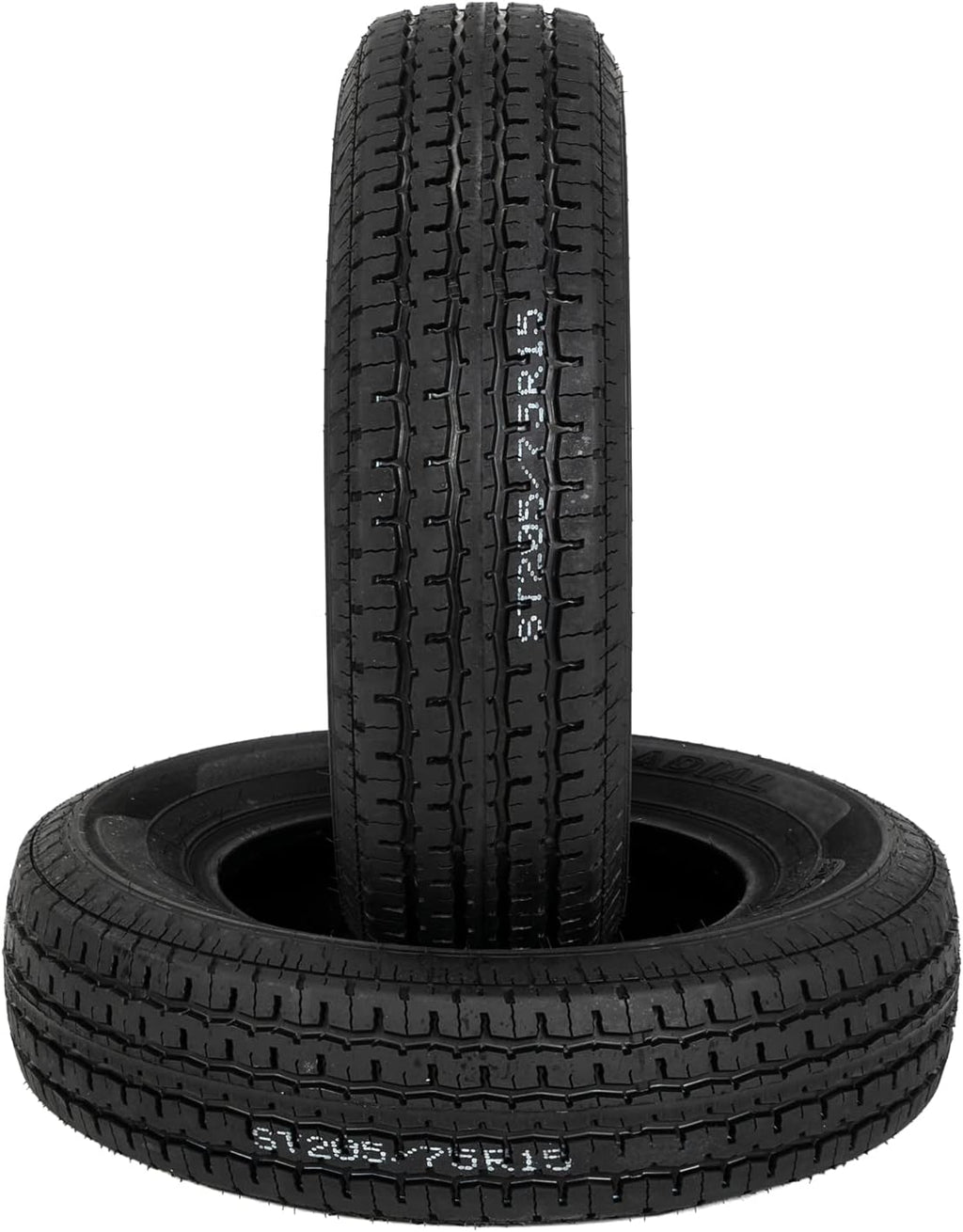 2PCS ST205-75R-15 Trailer Tire Load Range D 8PR Tubeless Tires U3207