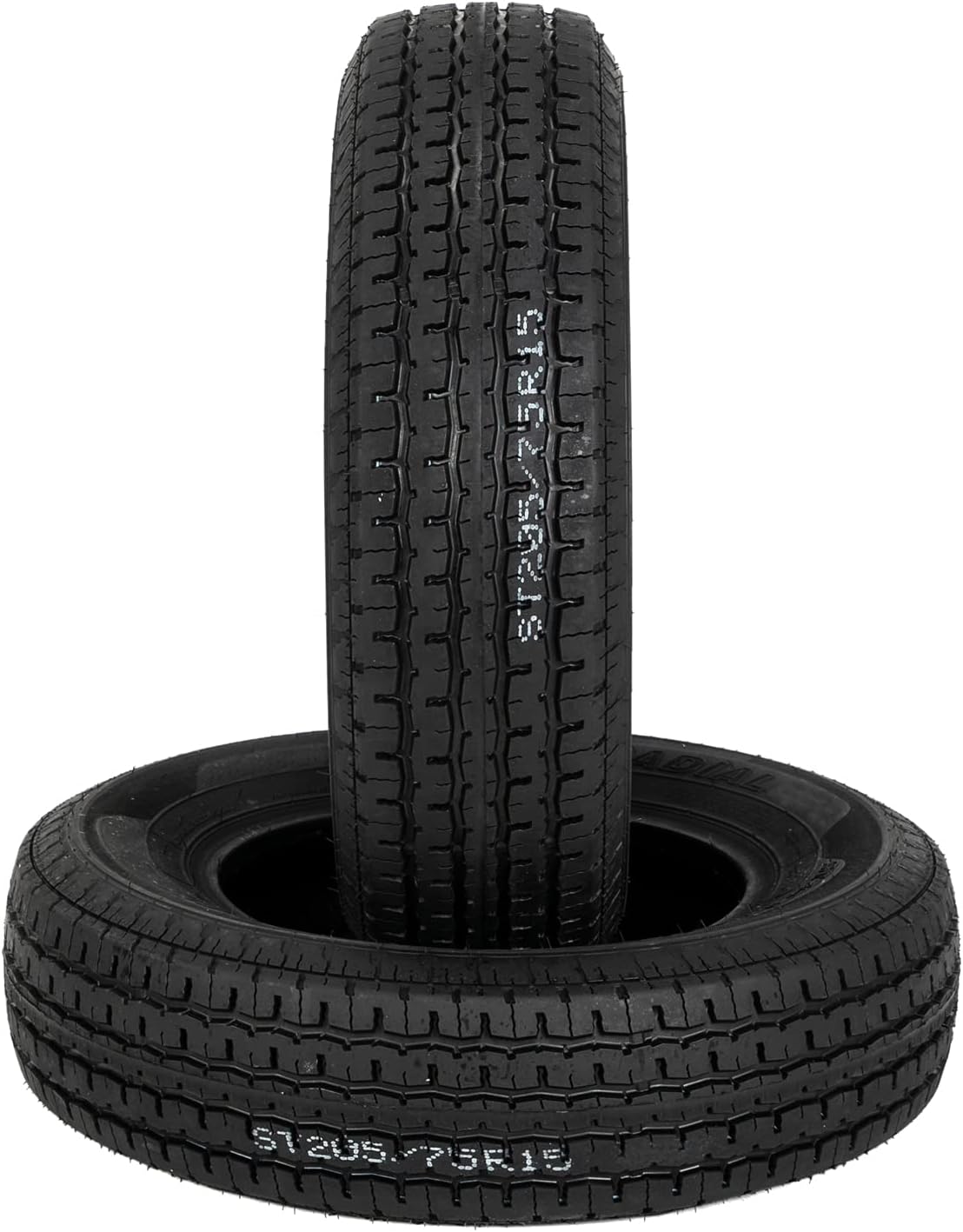 2PCS ST205-75R-15 Trailer Tire Load Range D 8PR Tubeless Tires U3207