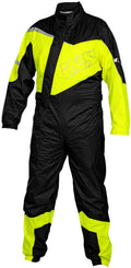 Motorcycle Rain Suit, black-yellow, Size XL E700586