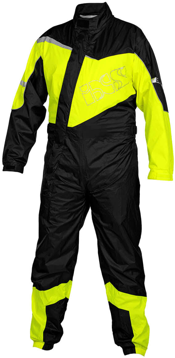 Motorcycle Rain Suit, black-yellow, Size XL E700586