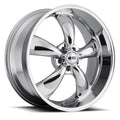 Chrome Aluminum Wheels 16x8 5x120.65 24 lbs L8915