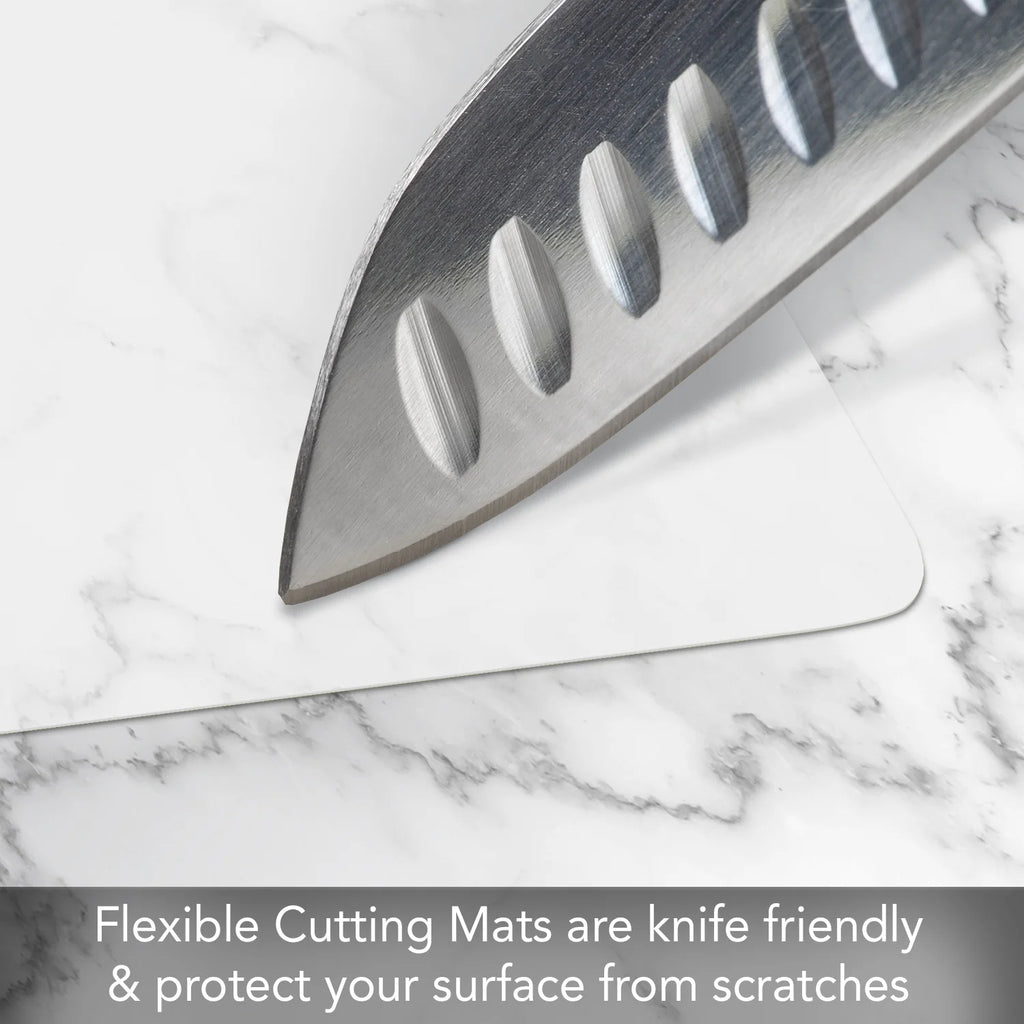 4 Pack 24" x 18" Flexible Plastic Cutting Board Mats P6879