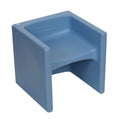 Sky Blue Cube Chair I7082