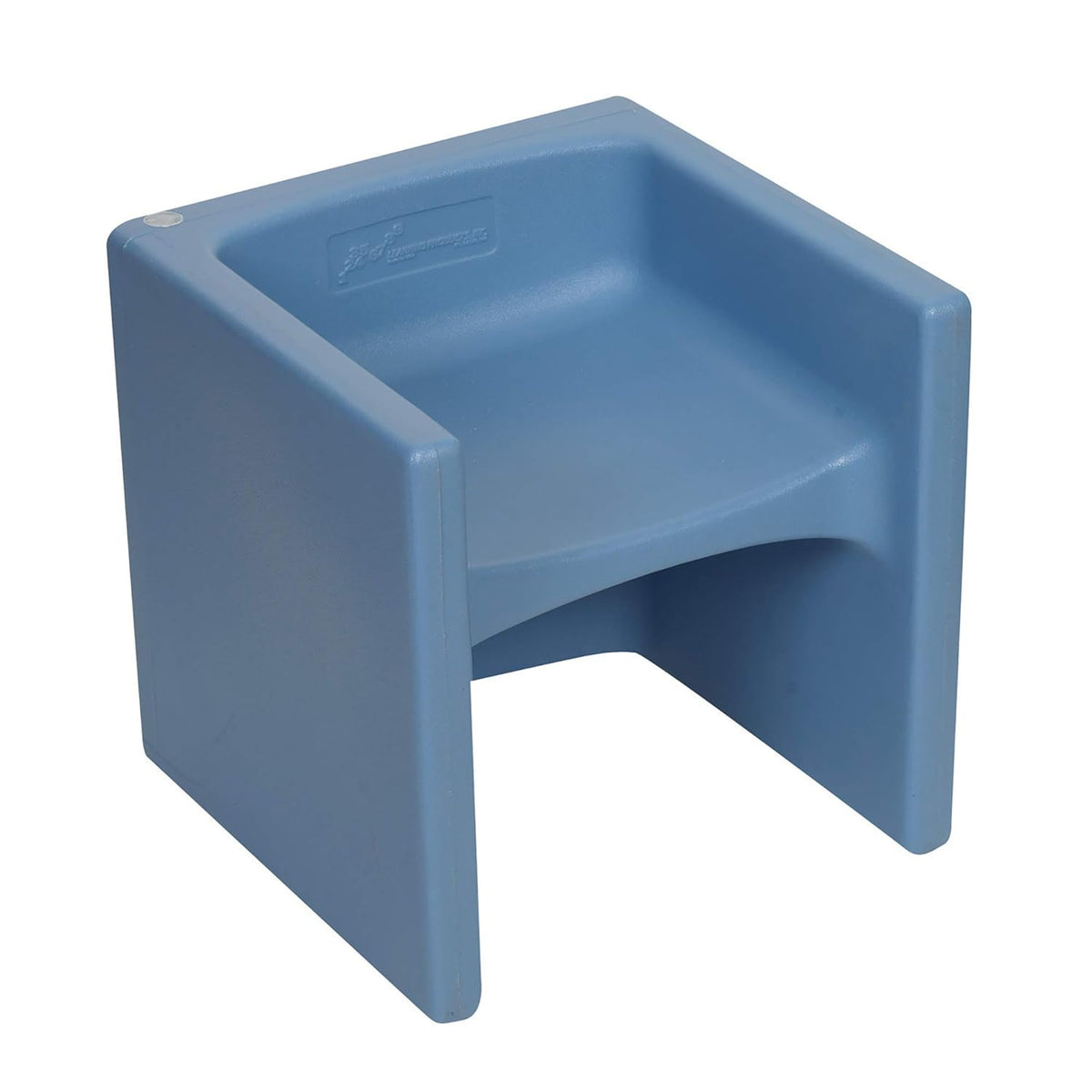 Sky Blue Cube Chair I7082