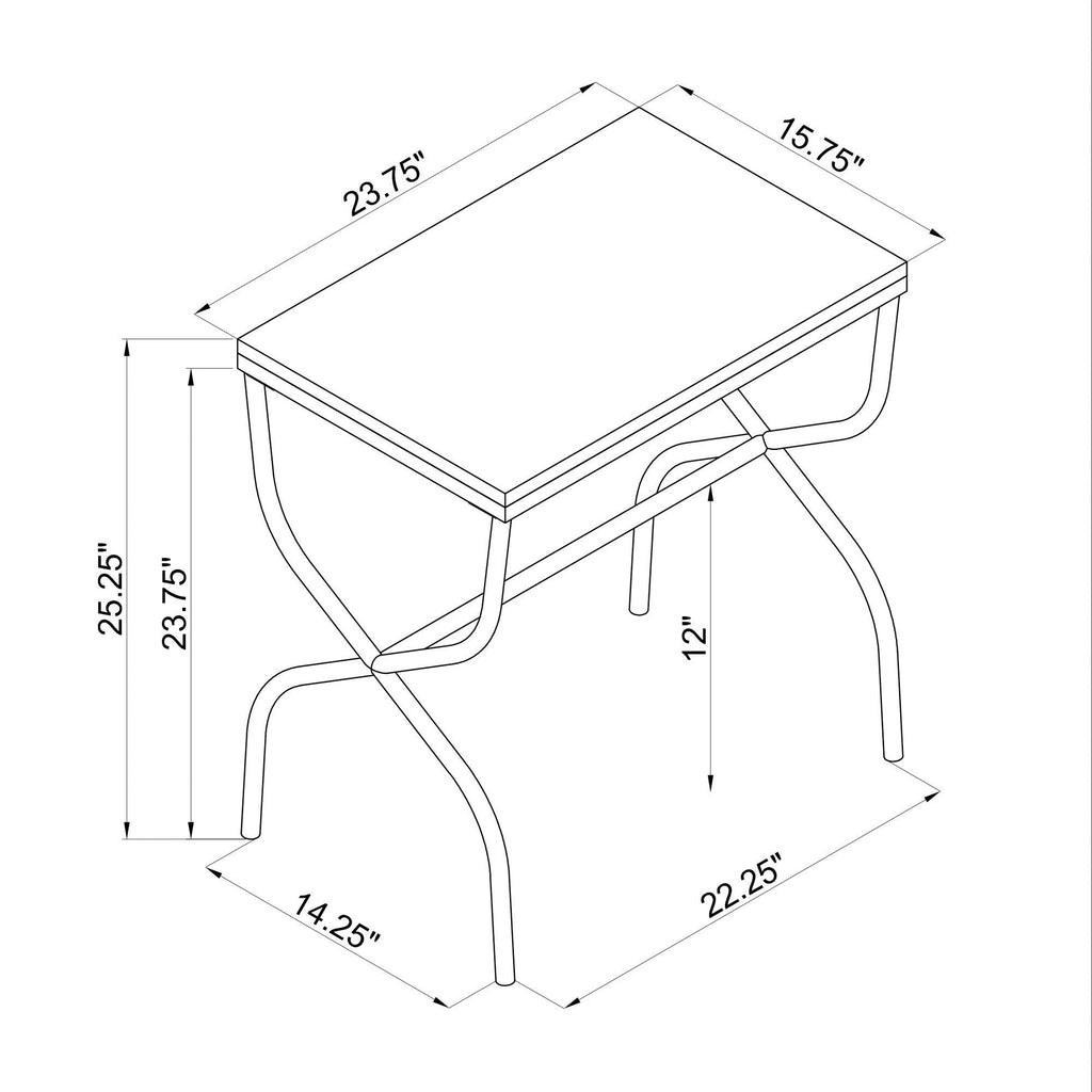Gold Capiz Fish Mosaic Accent Table D513798