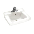 White Wall-Mount Sink H358