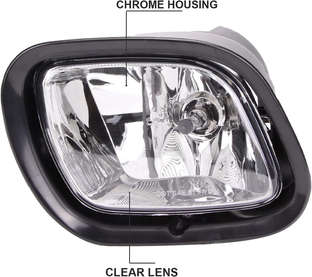 Fog Light Set For Freightliner Cascadia Truck 2003-2015 Replacement Pair P36180