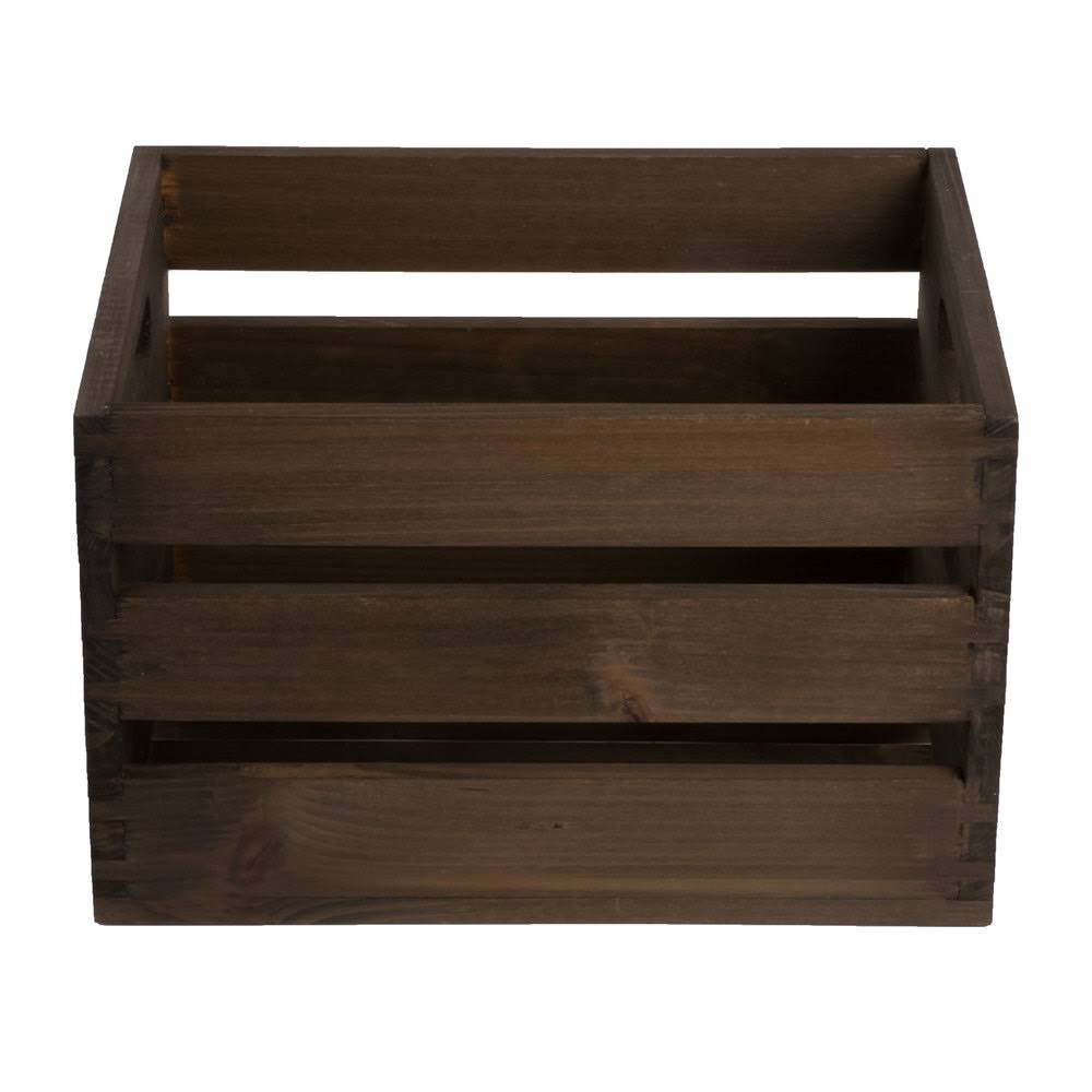 Vintage Wood Rectangular Crate C386