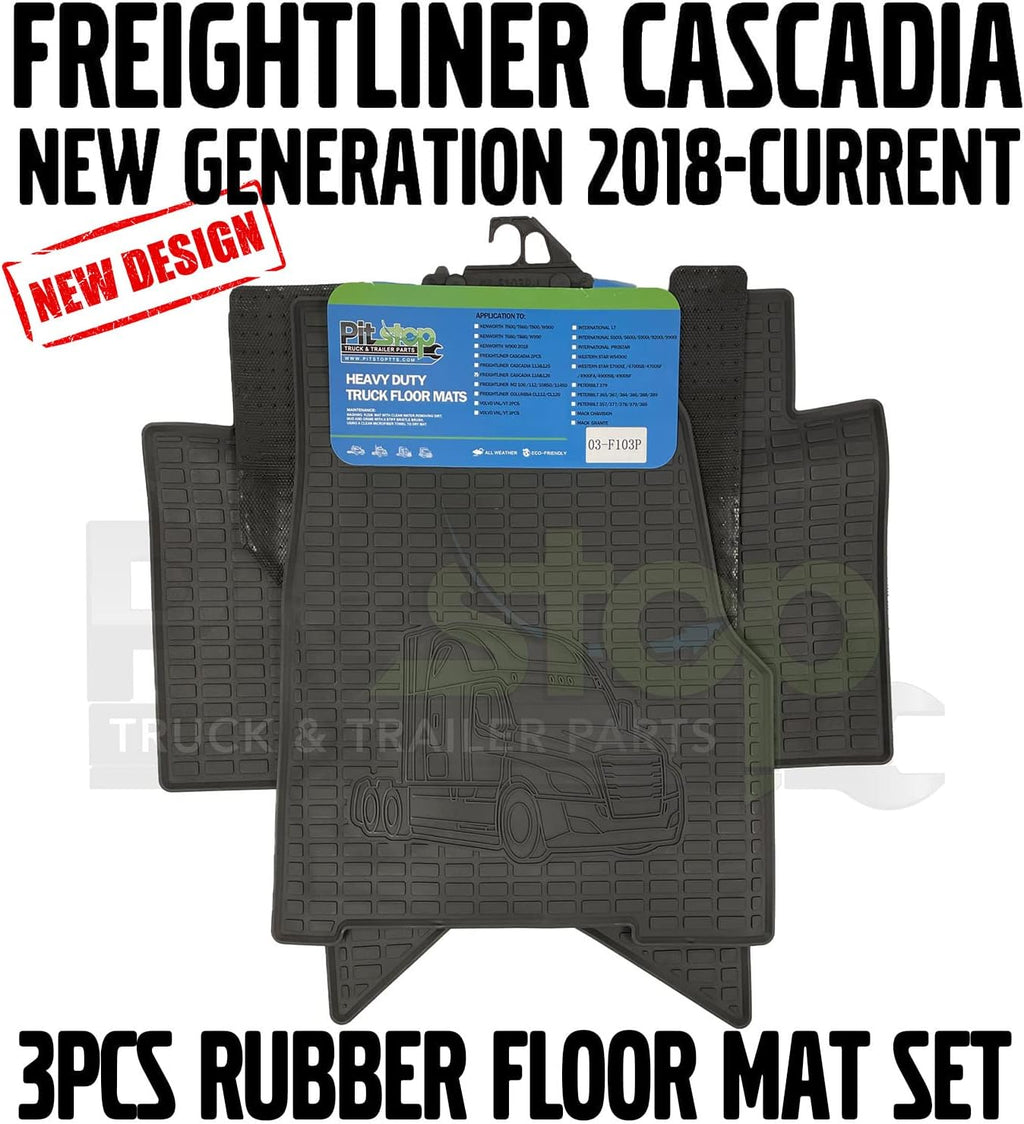 3 PCS Rubber Floor Mats Set U409