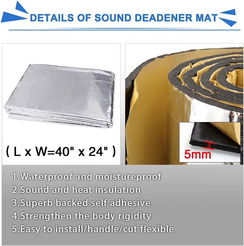 197mil 5mm 6.46sqft Aluminum Foam Mat Pack of 2 S87920