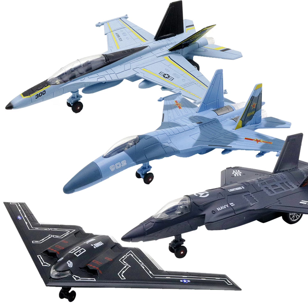 Metal Plane Vehicle Playset with Light G586