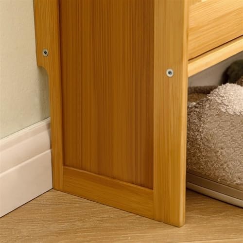 Bamboo Shoe Cabinet with Flip Drawers U7574
