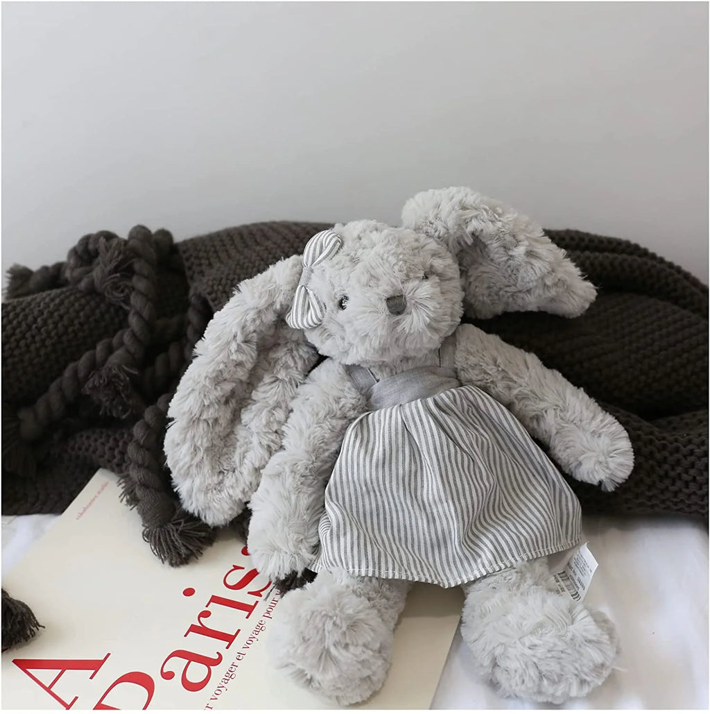 Gray 11.8inch Bunny Plush with Floppy Ears S612330